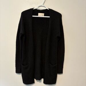 Wilfred‎ Free Black Open-Front Cardigan Womens Size XXS
